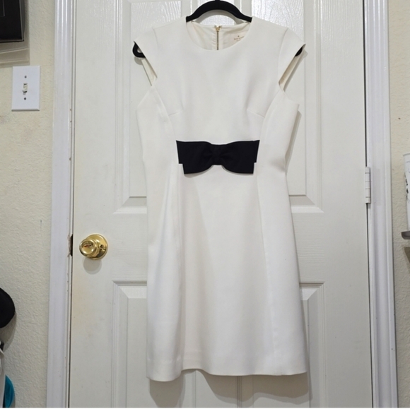 NWOT Kate Spade White Bow Dress size 4 - Picture 6 of 10